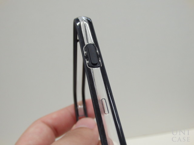 【iPhone6s Plus/6 Plus ケース】ハイブリッドバンパー (ブラック)の側面