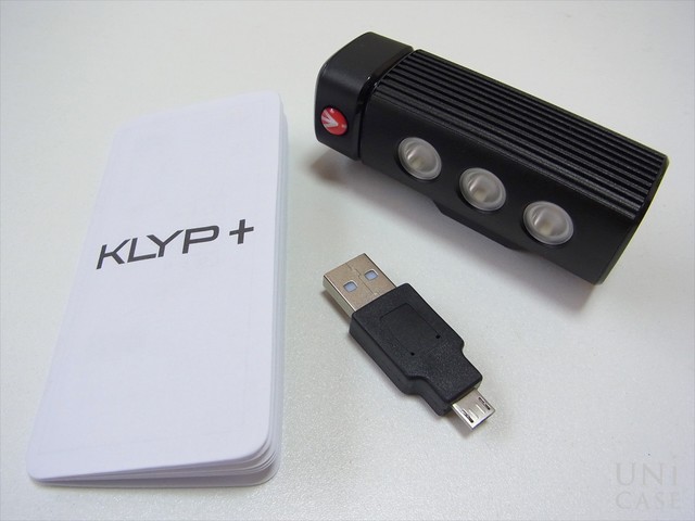 【iPhone5s/5】KLYP+バンパー専用SMT LED/三脚アタッチメントの内容物