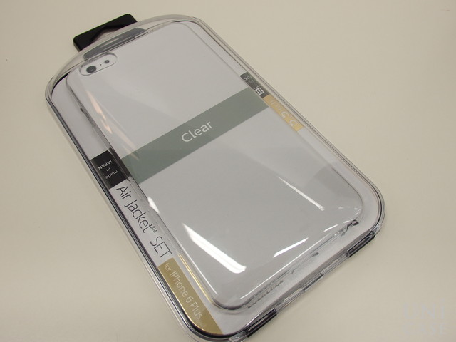 【iPhone6s Plus/6 Plus ケース】エアージャケットセット (クリア)のパッケージ