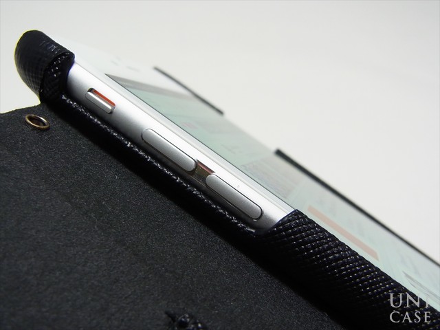 【iPhone6s/6 ケース】Minimal Diary (ブラック)のサウンドスイッチ