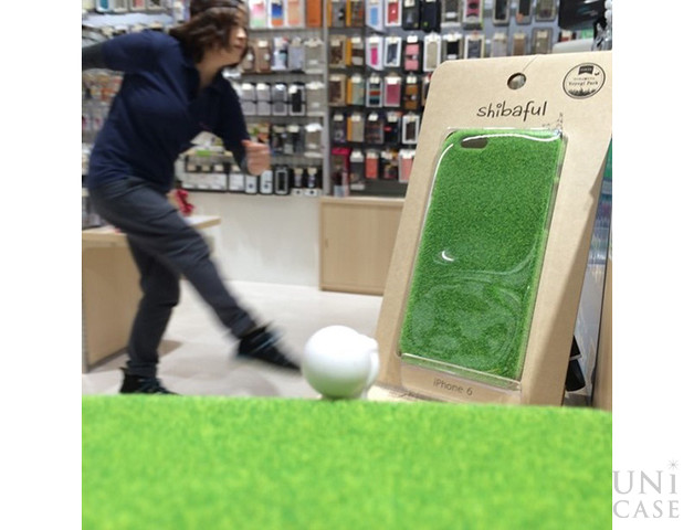 サッカーファンに一度は手にして欲しい！芝生の触り心地を再現したiPhone6ケース：【iPhone6 ケース】Shibaful Yoyogi Park