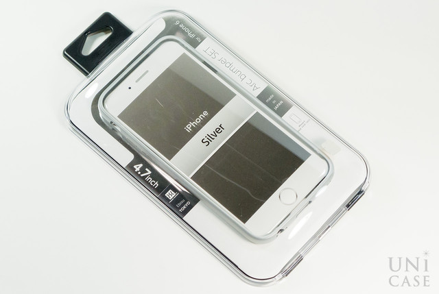 Arcデザインで手にフィットする軽量・スタイリッシュなiPhone 6専用バンパー！シンプルなiPhoneケースをお求めの方に：Arc バンパーセット