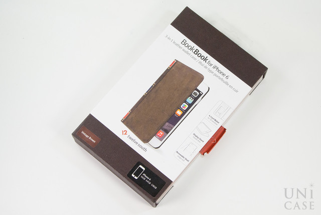 分離できる！スタンドにもなる！実用性たっぷりの本革手帳型iPhoneケース：Twelve South BookBook（トゥエルブ サウス ブックブック）for iPhone6 ヴィンテージブラウン