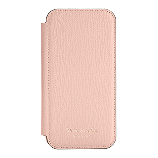 【iPhone12/12 Pro ケース】Folio Case (Pale Vellum Crumbs/Pale Vellum PC/Gold Sticker Logo)