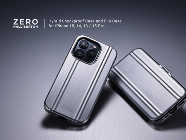 ZERO HALLIBURTON Hybrid Shockproof case for iPhone15, 15Plus, 15Pro, 15ProMax