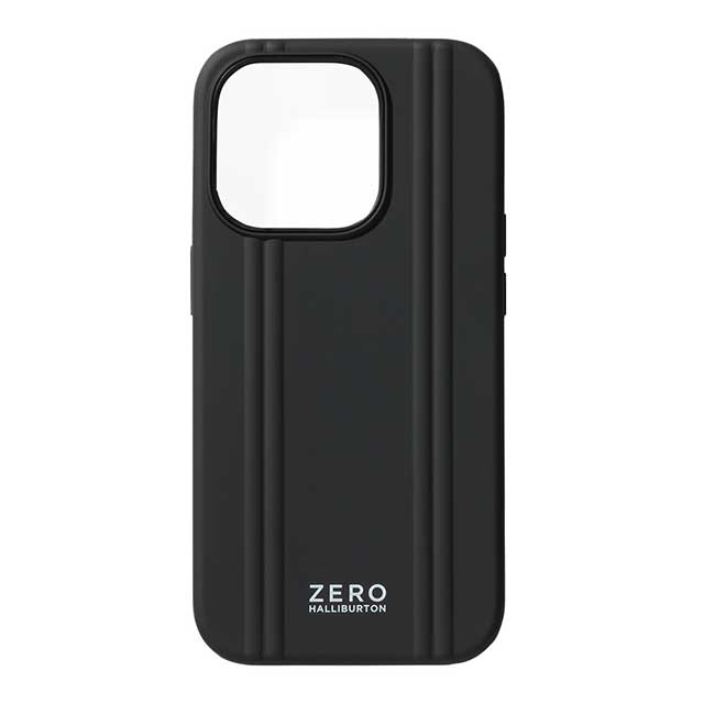 【iPhone15 Pro ケース】ZERO HALLIBURTON Hybrid Shockproof Case for iPhone15Pro (Black)