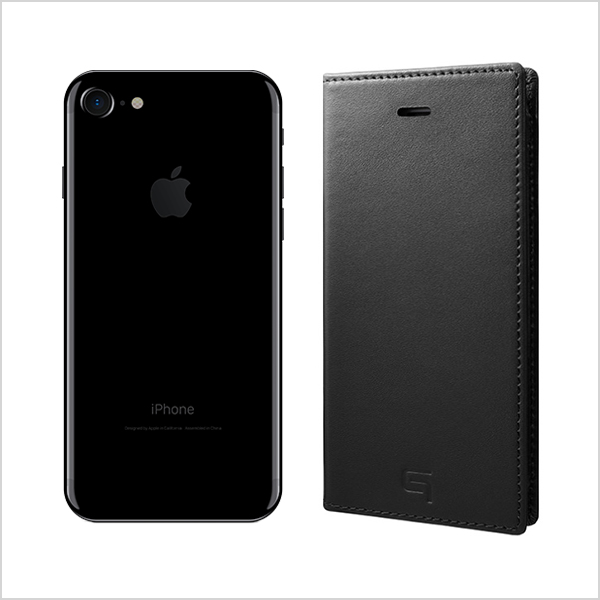 【iPhone7 ケース】Full Leather Case (Black)