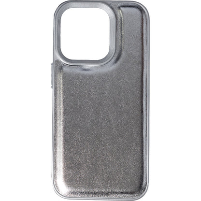 【iPhone14 Pro】シルバーパフケース