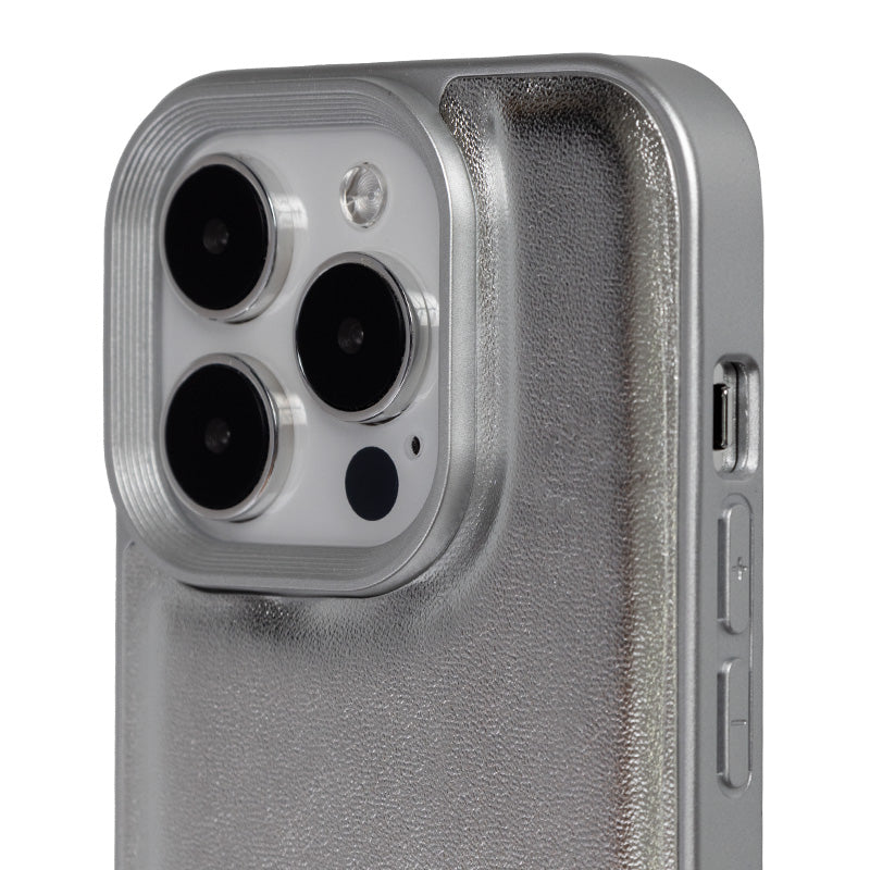 iPhone14 Pro】シルバーパフケース – UNiCASE