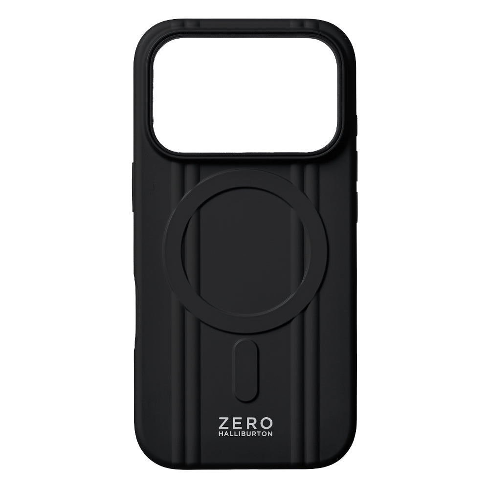 ZERO HALLIBURTON Hybrid Shockproof Case for iPhone 18 Pro/17 Pro (Black)