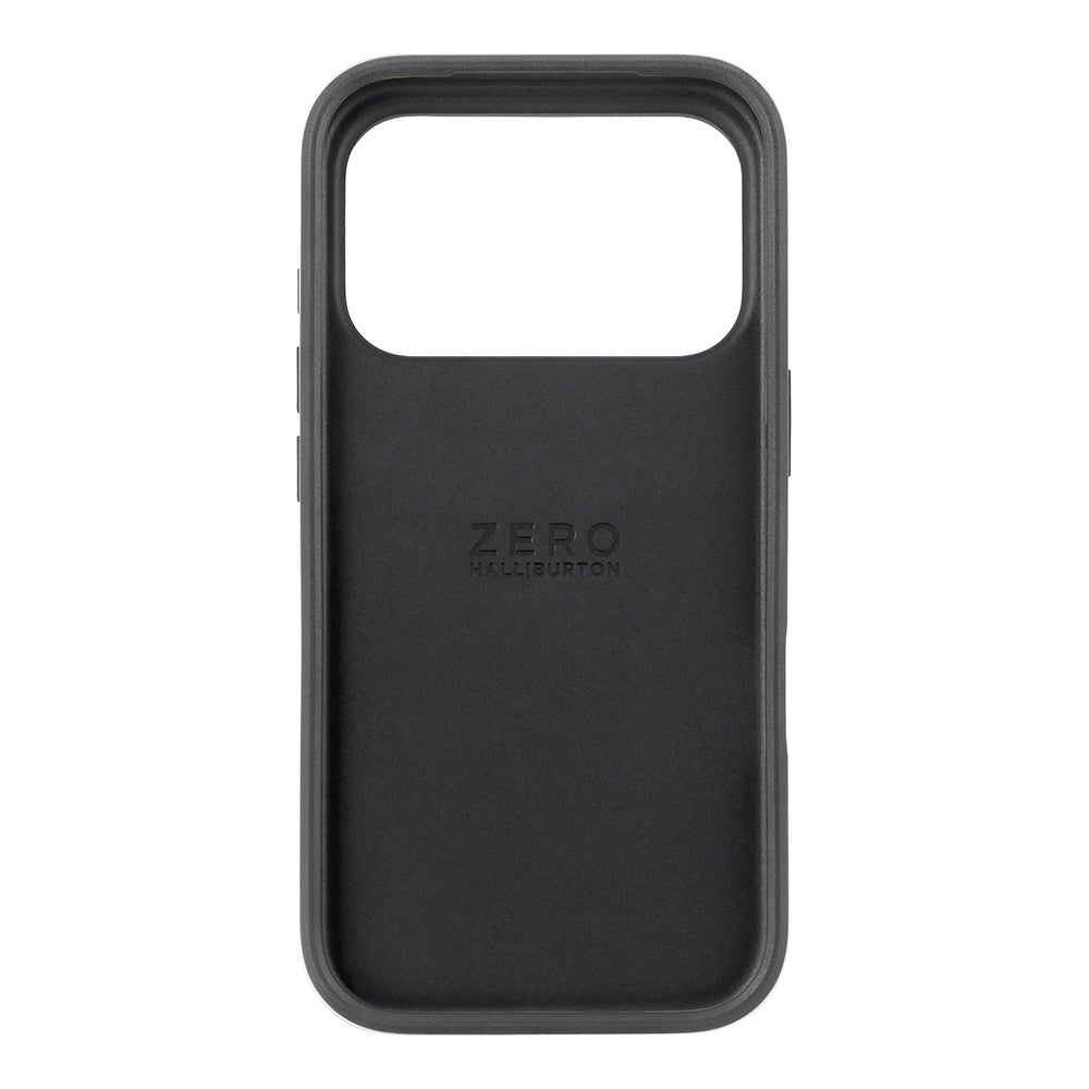 ZERO HALLIBURTON Hybrid Shockproof Case for iPhone 18 Pro/17 Pro (Black)