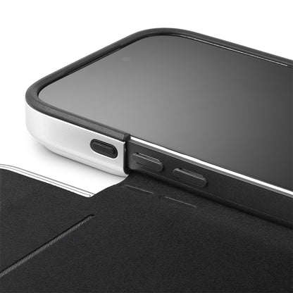 ZERO HALLIBURTON Hybrid Shockproof Flip Case for iPhone 18 Pro/17 Pro (Black)