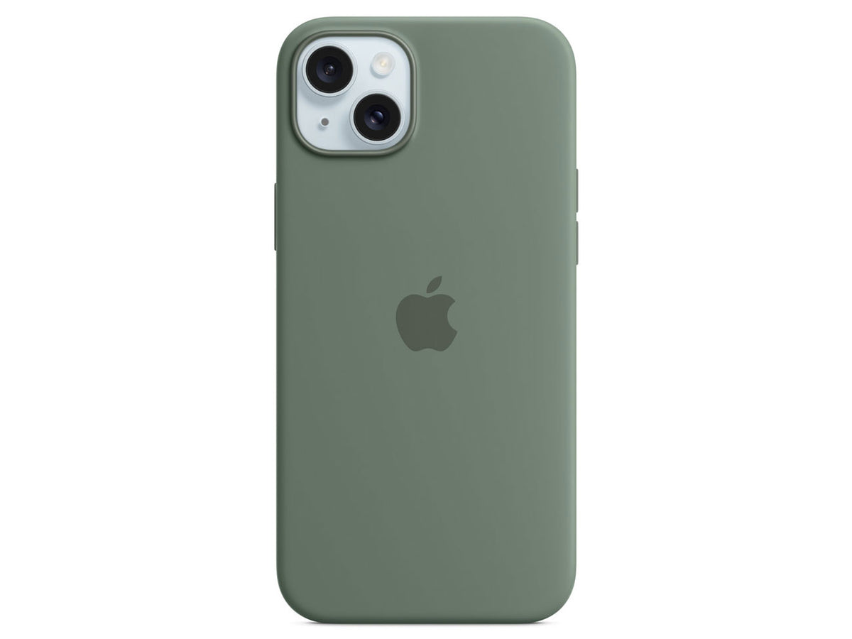 MagSafe対応iPhone15 Plusシリコーンケース (サイプレス)