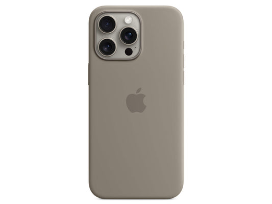 MagSafe対応iPhone15 Pro Maxシリコーンケース (クレイ)