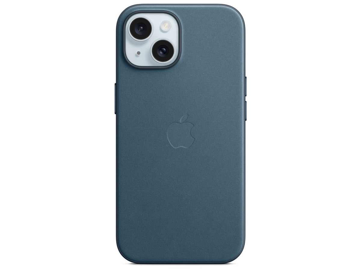 MagSafe対応iPhone15ファインウーブンケース (パシフィックブルー)