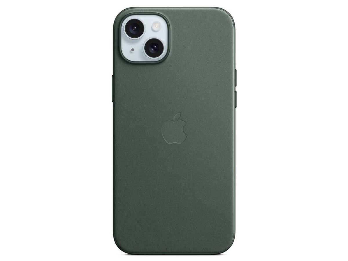 MagSafe対応iPhone15 Plusファインウーブンケース (エバーグリーン)