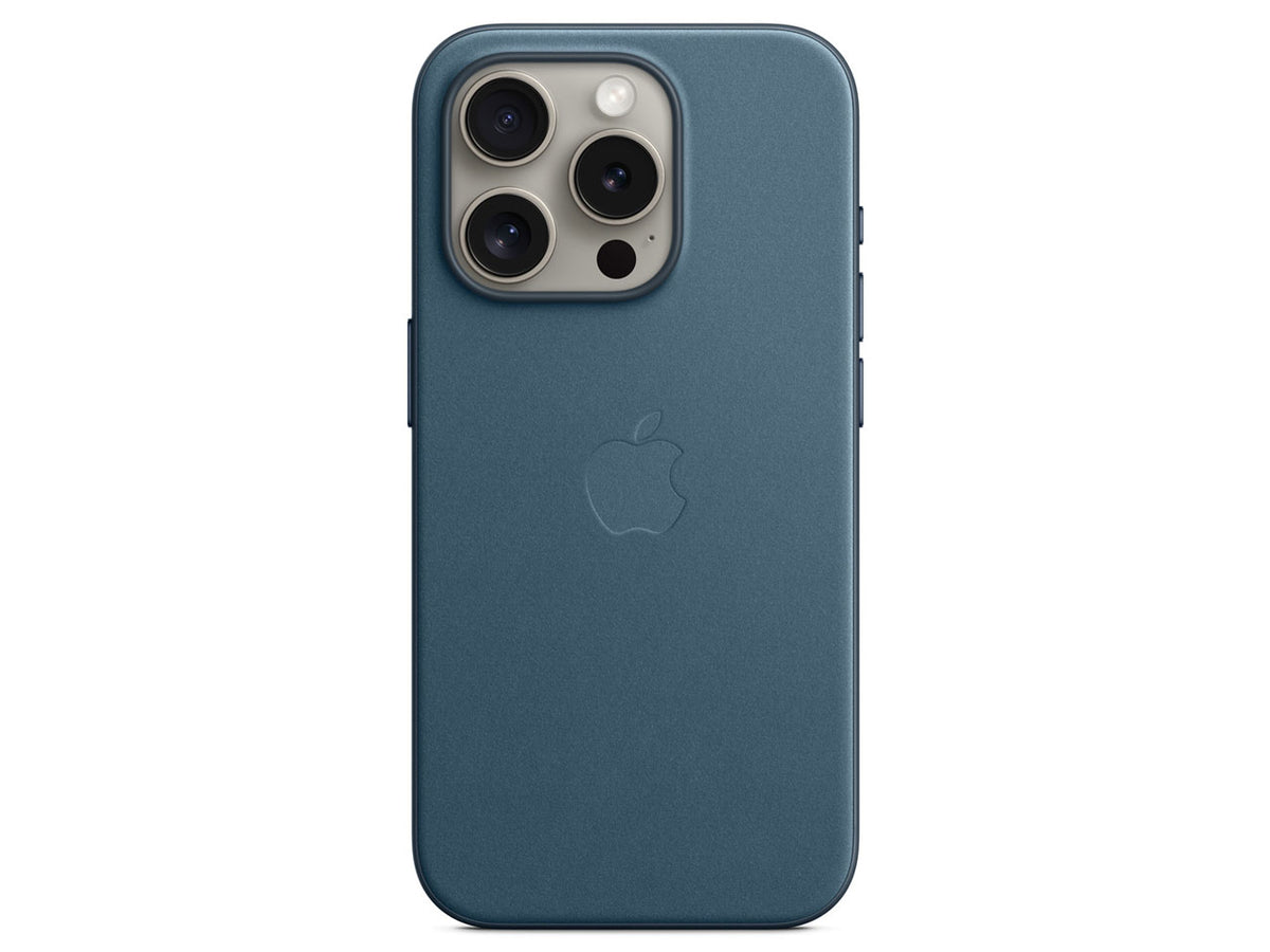 MagSafe対応iPhone15 Proファインウーブンケース (パシフィックブルー)