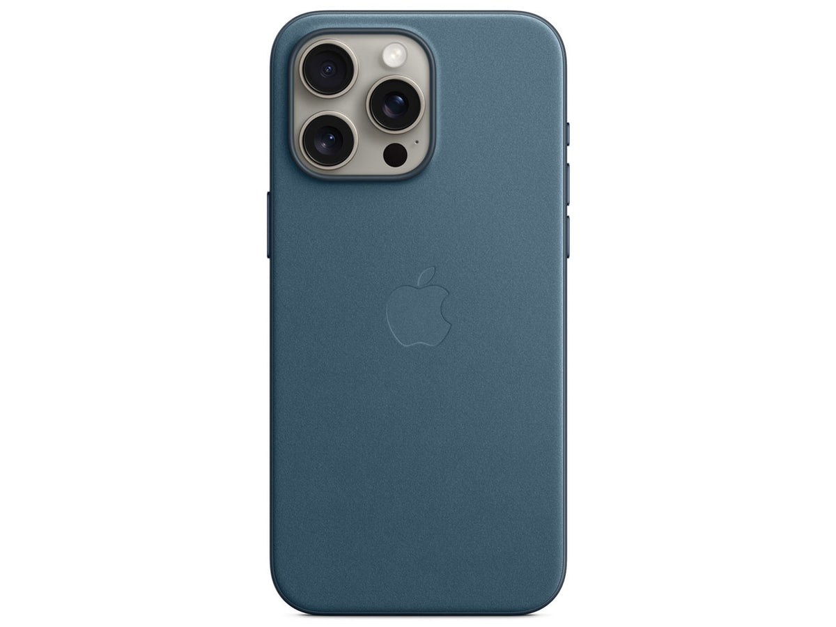 MagSafe対応iPhone15 Pro Maxファインウーブンケース (パシフィックブルー)