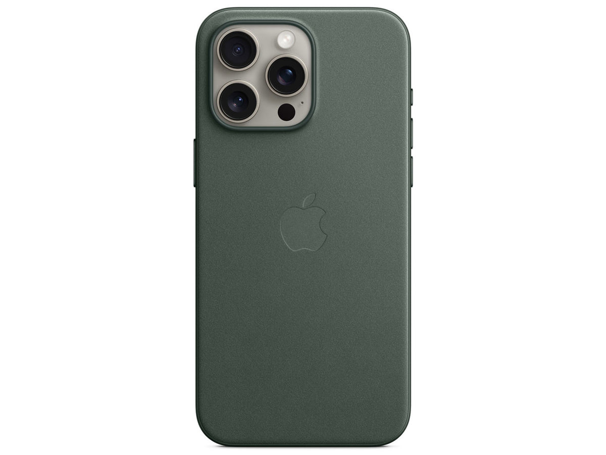MagSafe対応iPhone15 Pro Maxファインウーブンケース (エバーグリーン)