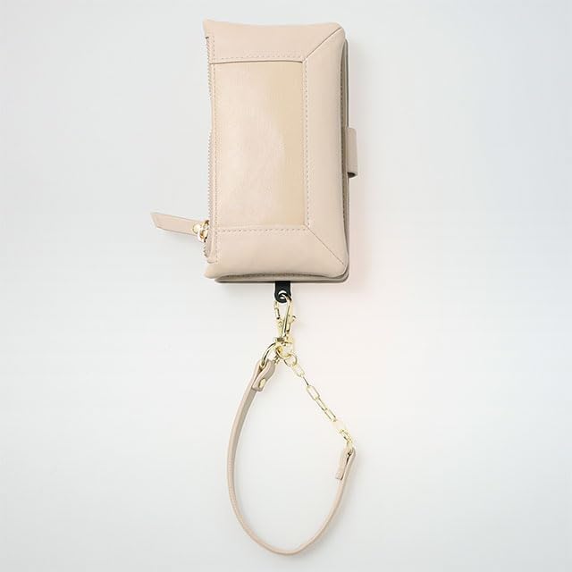 【iPhone15 Pro】Minimal Pouch Case (beige)