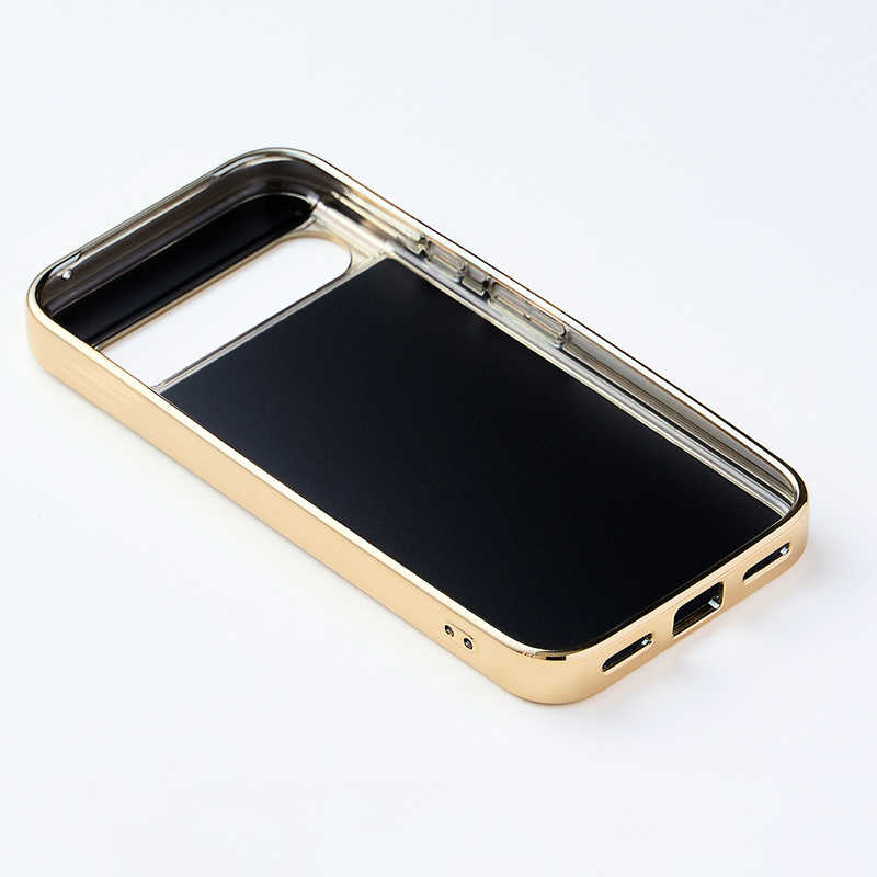 【アウトレット】【GooglePixel 8a】Glass Shell Case (gold)