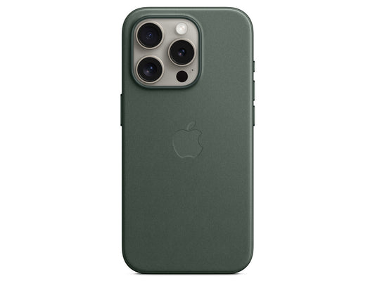 MagSafe対応iPhone15 Proファインウーブンケース (エバーグリーン)