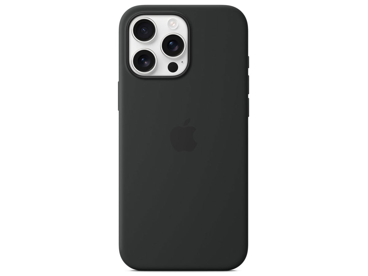 MagSafe対応iPhone16 Pro Maxシリコーンケース (ブラック)