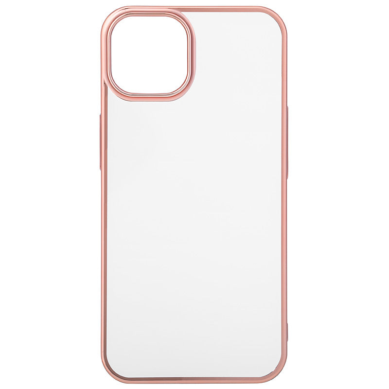 【iPhone13】サイドメッキケース (ローズゴールド)