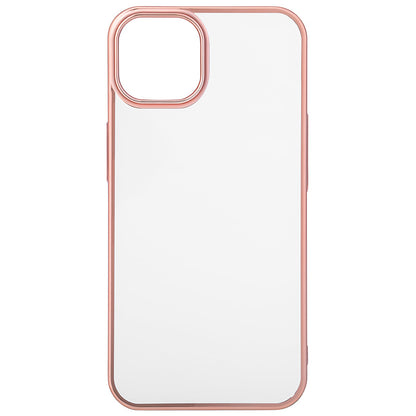 【iPhone13】サイドメッキケース (ローズゴールド)