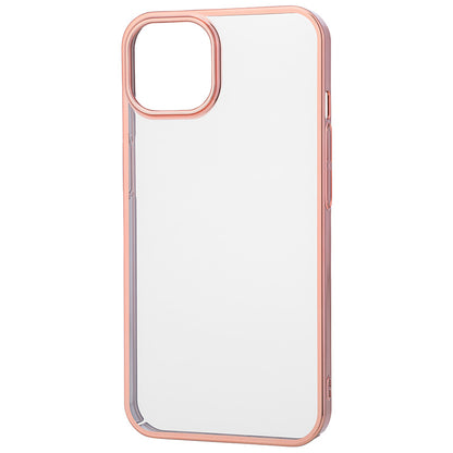 【iPhone13】サイドメッキケース (ローズゴールド)