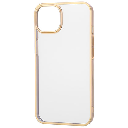 【iPhone13】サイドメッキケース (ゴールド)