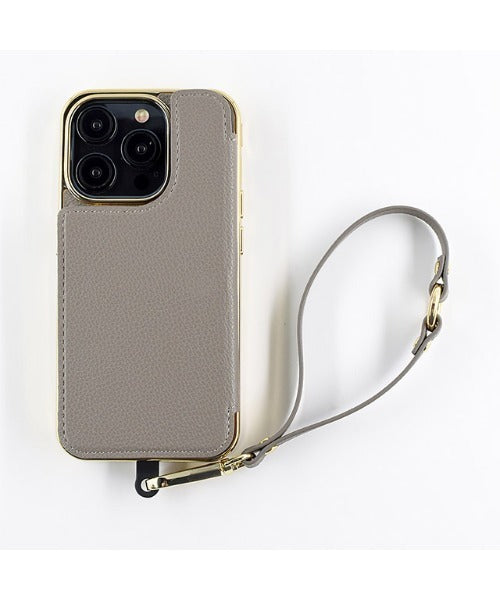 【iPhone15 Pro】Cross Body Case Duo (gray)