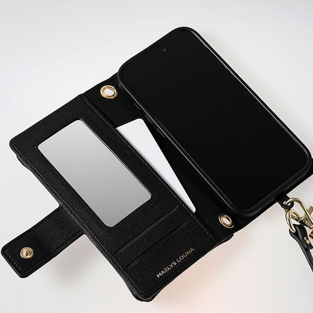 【アウトレット】【iPhone15/14/13】ミニマルポーチ・ケース (ブラック)