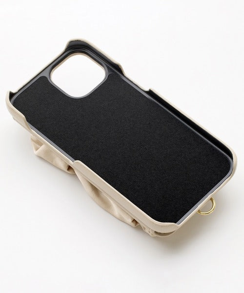 【iPhone15 Pro】Classy Scrunchie Case(pink)