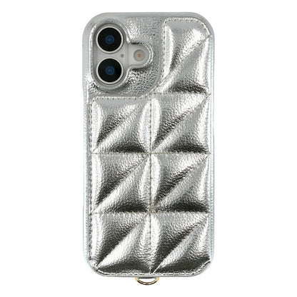 Triangle Puffy Case (silver)