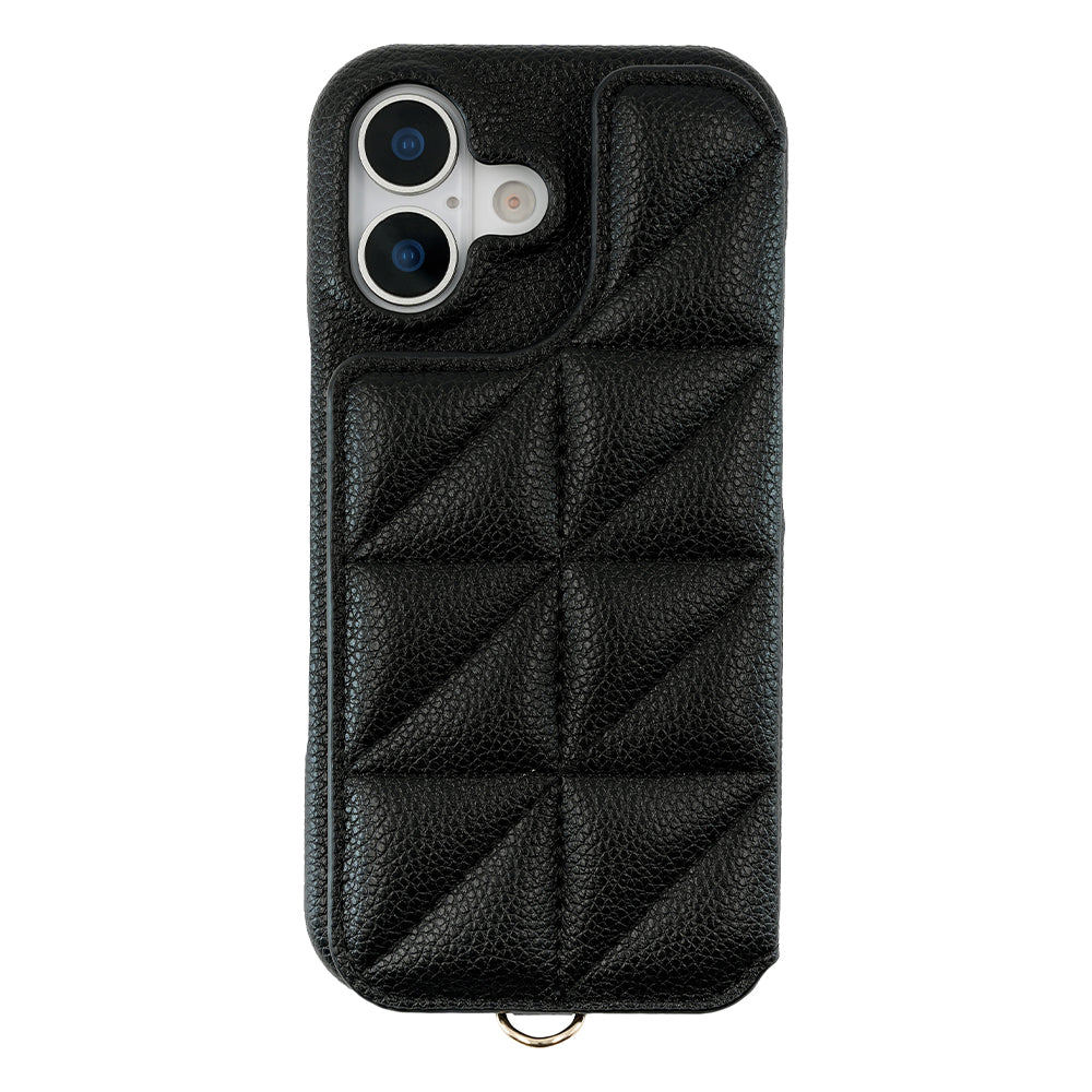 Triangle Puffy Case (black)