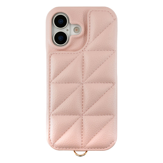 Triangle Puffy Case (pink)