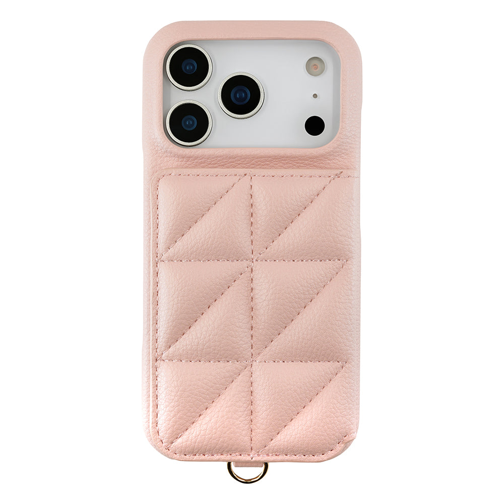 Triangle Puffy Case (pink)