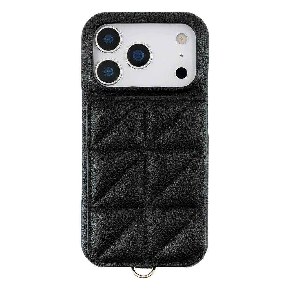 Triangle Puffy Case (black)