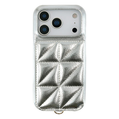 Triangle Puffy Case (silver)