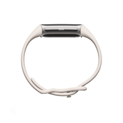 Google Fitbit Charge 6 - Porcelain / Silver アルミニウム