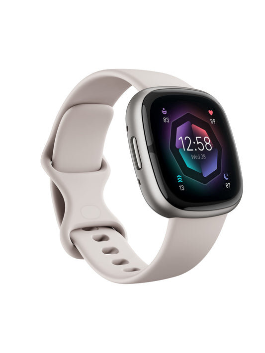 Google Fitbit Sense 2 - ルナホワイト / プラチナアルミニウム