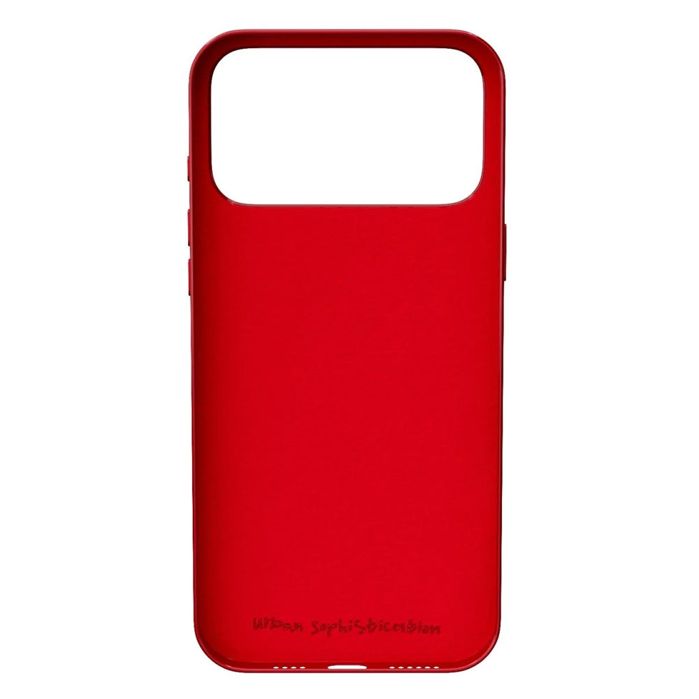 The Puffer Case (Hibiscus 01 in Tropical Red)