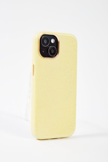 【iPhone15 Pro】Sparkling Case(yellow)