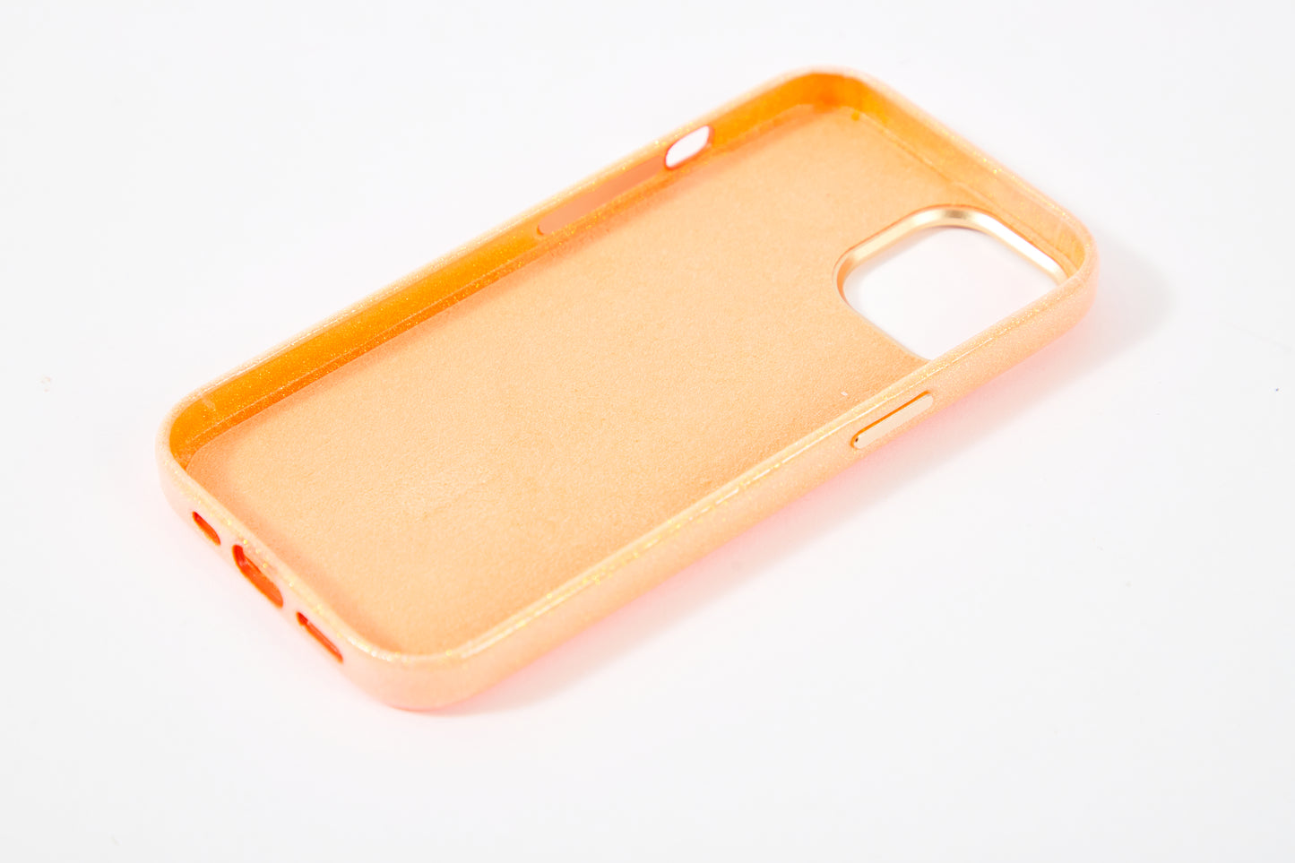 【iPhone15 Pro】Sparkling Case(orange)