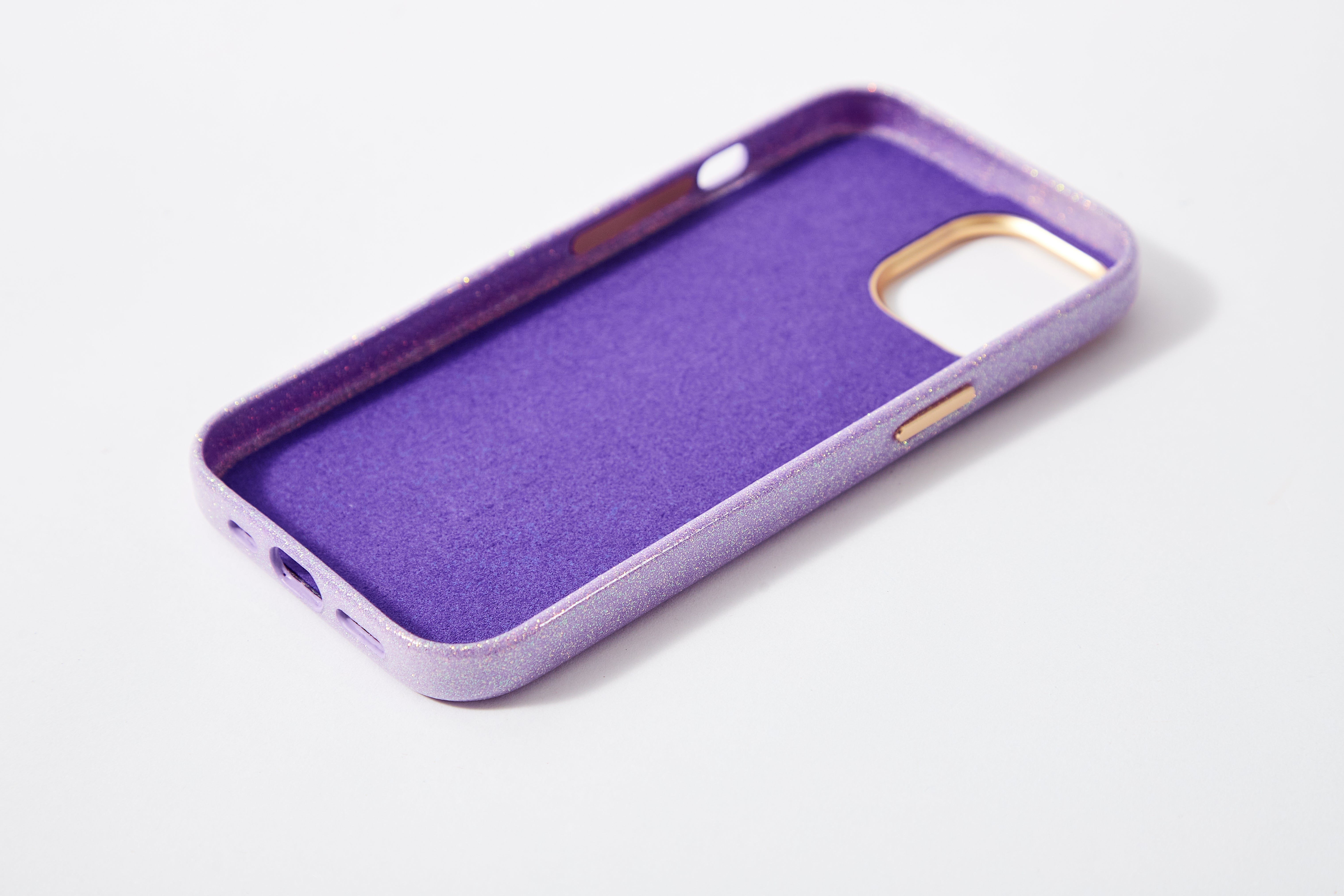 iPhone15 Pro】Sparkling Case(purple) – UNiCASE
