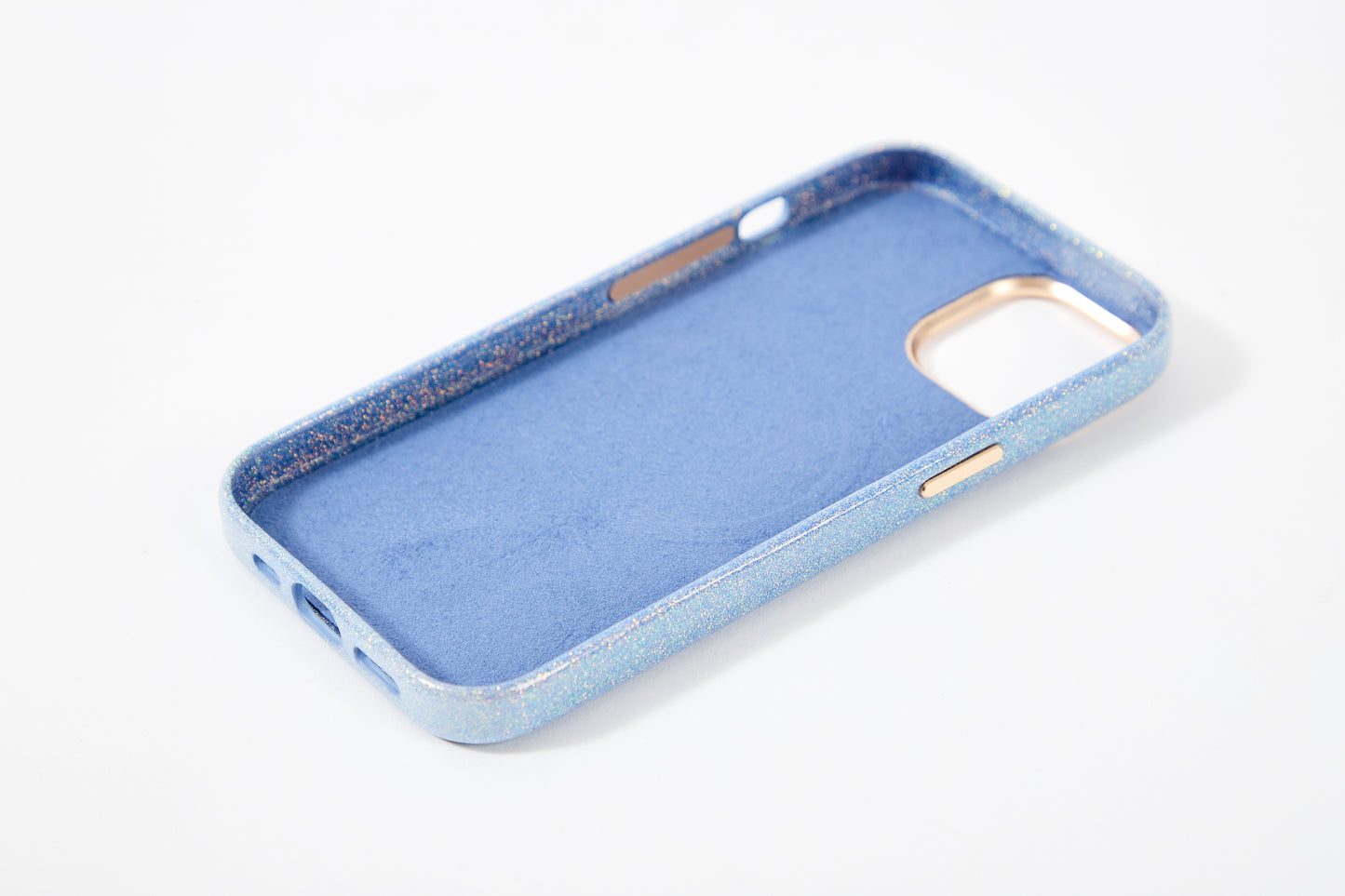 【iPhone15 Pro】Sparkling Case(blue)