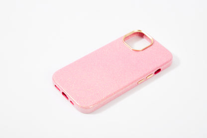【iPhone15 Pro】Sparkling Case(rose pink)