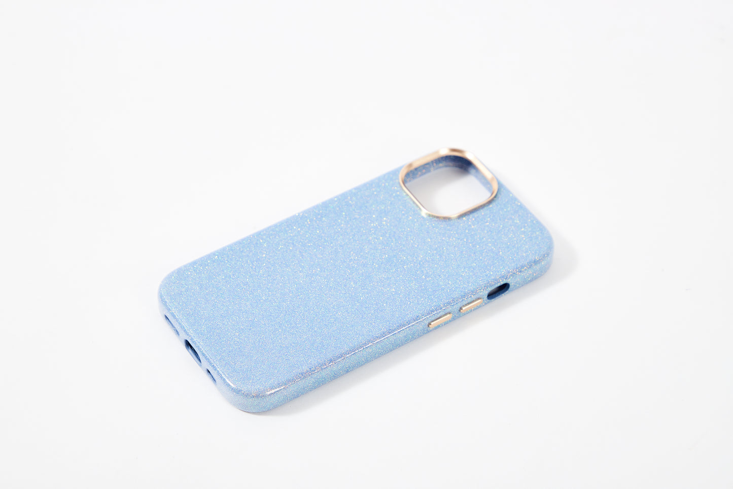 【iPhone15 Pro】Sparkling Case(blue)