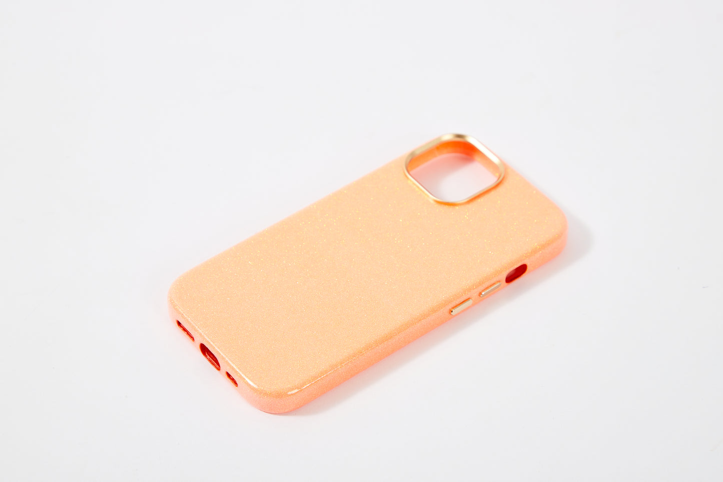 【iPhone15 Pro】Sparkling Case(orange)
